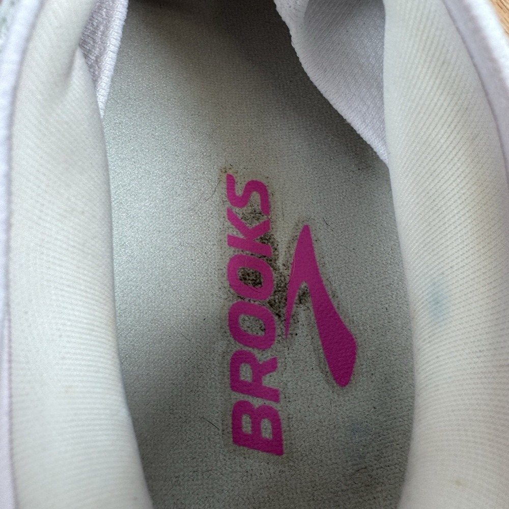 Brooks Hyperion 3 Womens Size 9 White Luminary Cyber Pink Road Running Shoes - Picture 10 of 12